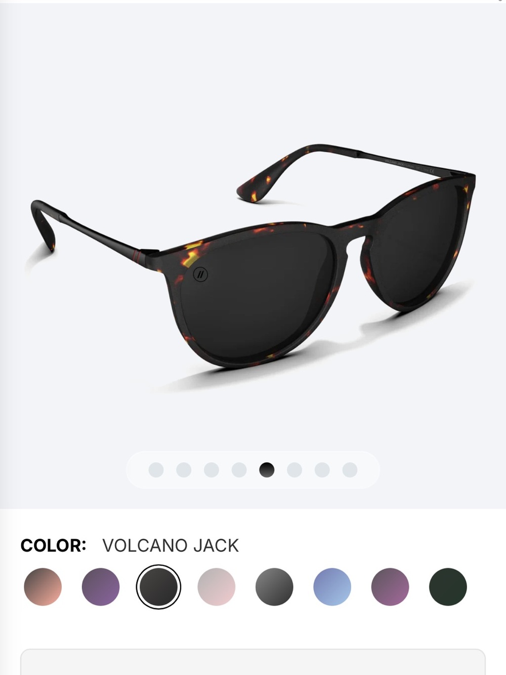 Blenders North Park Volcano Jack Sunglasses